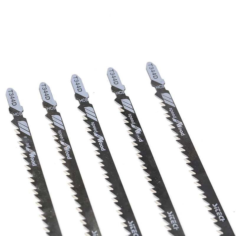 5PCS 135mm T344D Super-long Saw Blades Clean Cutting For Wood PVC Fibreboard Reciprocating Saw Blade Power Tools