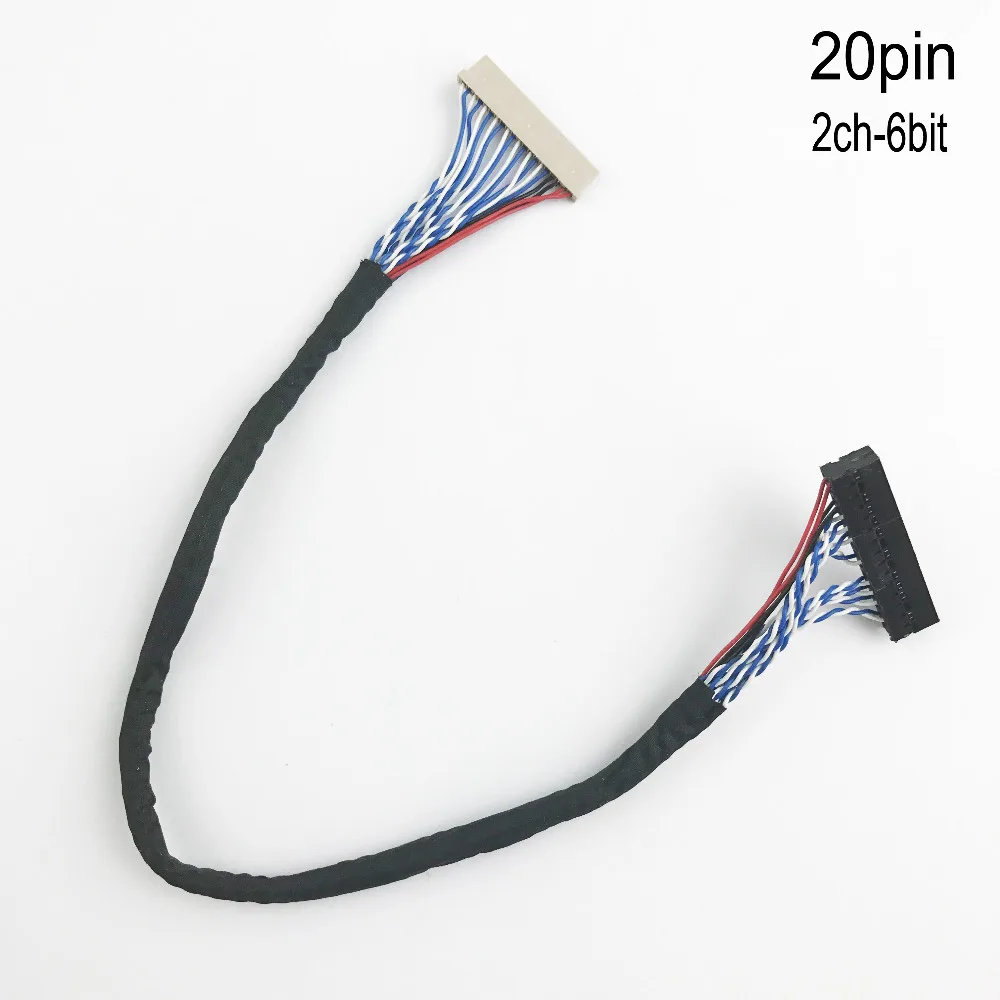 Xj definition: 12.1-inch single six screen DF19 20P single 6 Lehua Dingke LVDS LCD screen cable