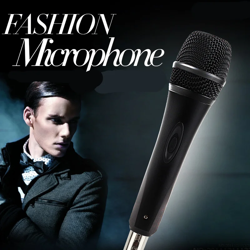 FooHee Metal Professional Karaoke Microphone Smart  Tuning Design Noise Reduction Anti-interference Dynamic YS-228