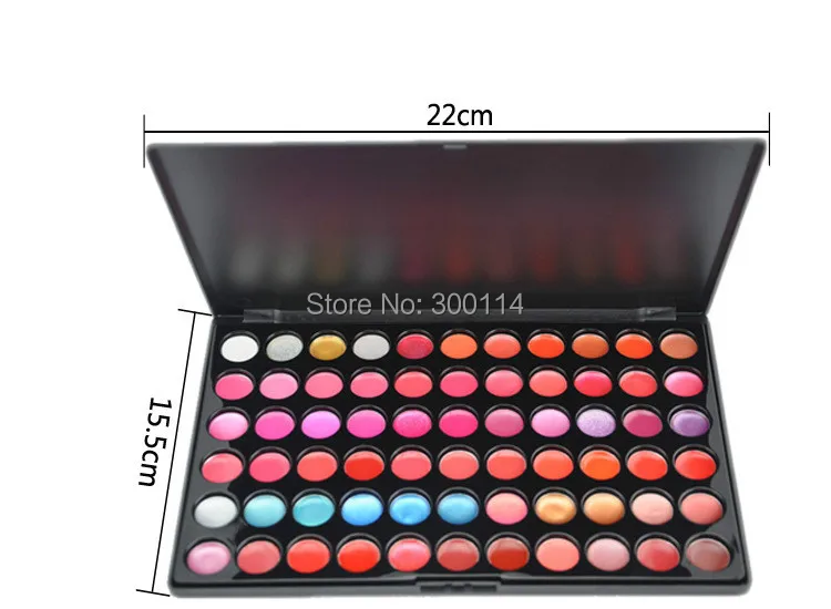 Conjunto de lápices labiales profesionales, set de lápices labiales profesionales de 66 colores, paleta de maquillaje, tinte de belleza, 48 Uds., envío gratis, venta al por mayor