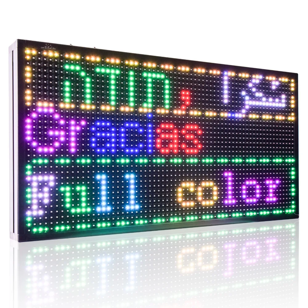 Leadleds P10 RGB Full Color Led Display Board Idoor Advertising Wall Display Screen