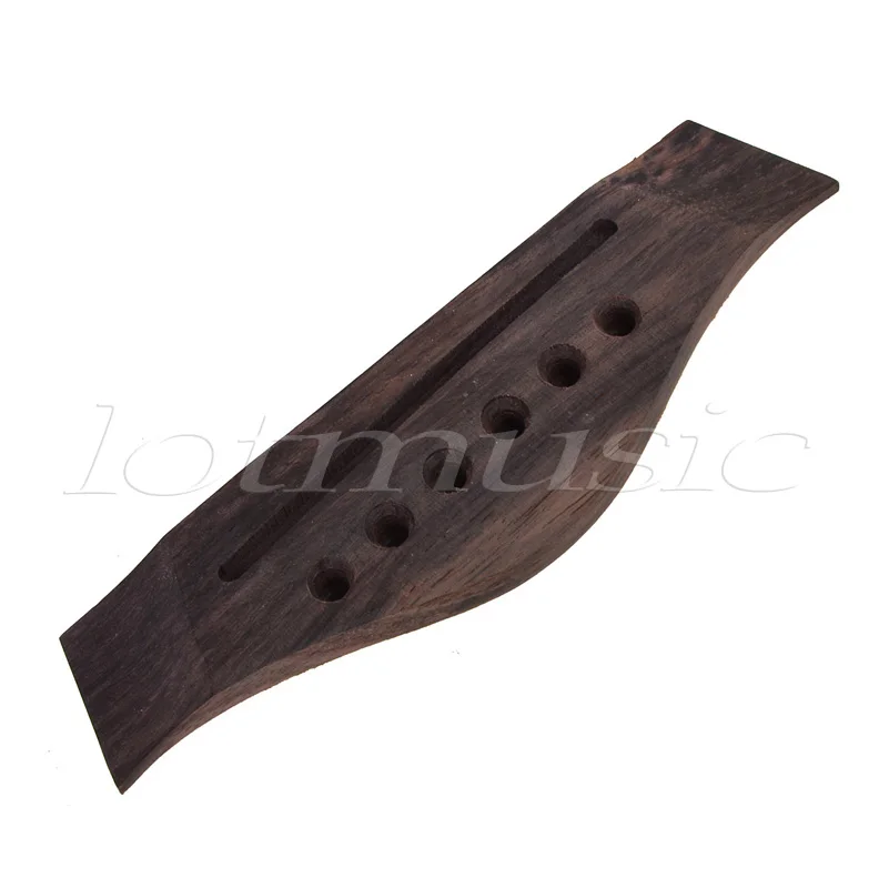 Kmise Rosewood 6 String Saddle Through Guitar Bridge Fit 34 36 38 inch Acoustic Guitar