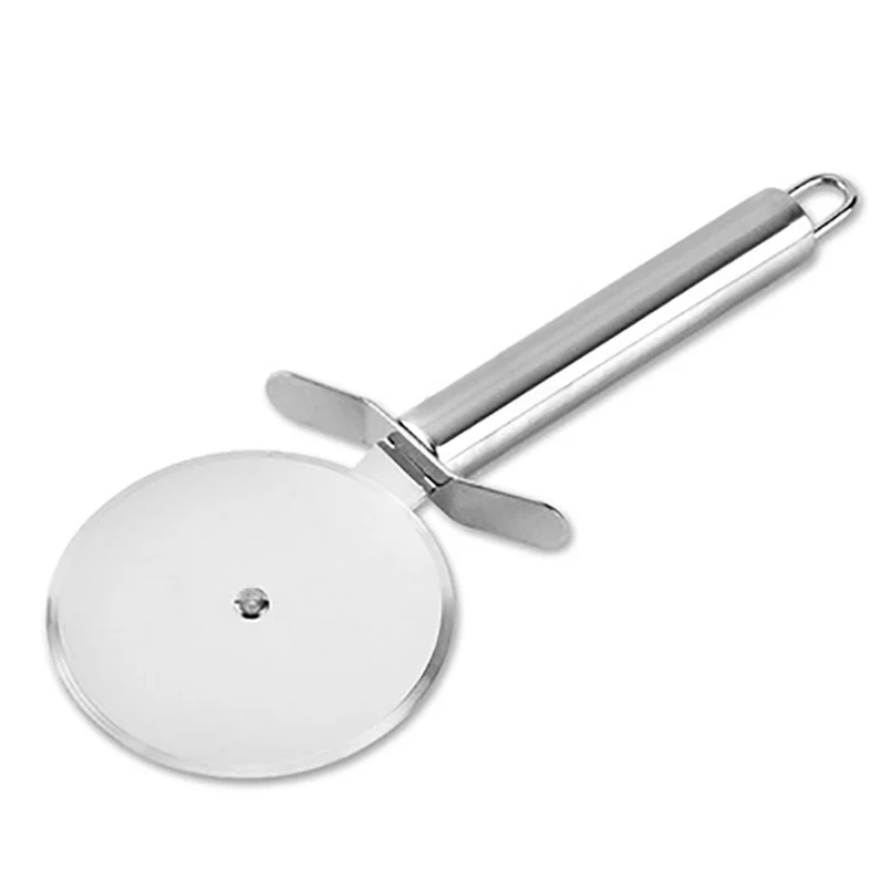 Stainless Steel Round Pizza Cutter Cake Knife Tools Pizza Wheels Scissors Ideal for Pizza Pies Waffles and Dough Cookies