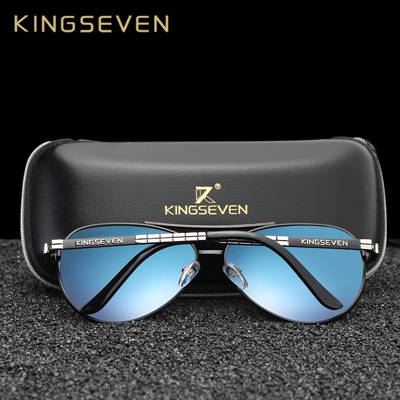 KINGSEVEN-Óculos De Sol Polarizados Para Homens, Marca Clássica, Óculos De Sol Para Condução, Design De Luxo, Moda, UV400