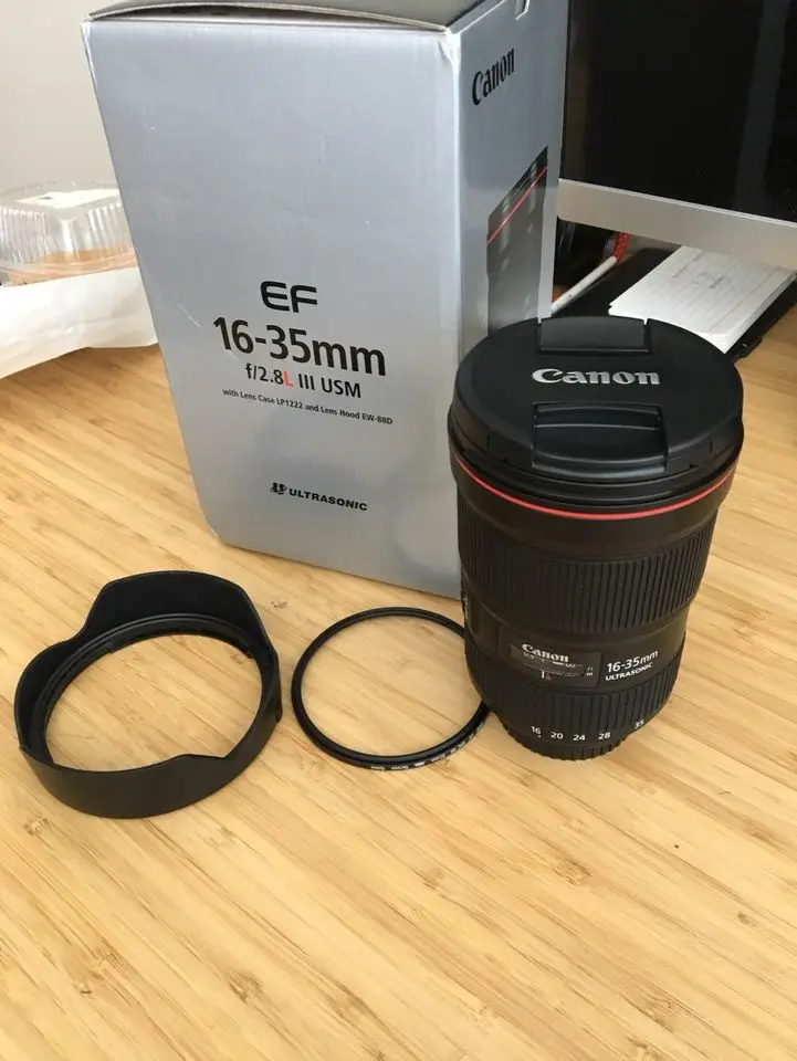 Canon EF 16-35mm f/2.8L III USM Ultra-Wide Zoom Lens For 1DX II 5DS 5DSR 5D IV 6D II 7D II 80D 77D 800D