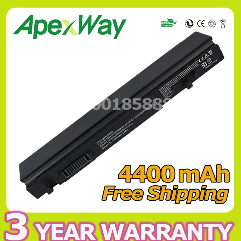 Apexway 4400mAh 6 cells Laptop Battery for Dell Studio XPS 16 1647 1645 1640 312-0814 U011C W298C