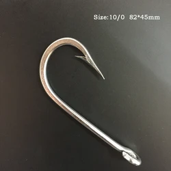 Mustad Fish Hook, Stainless Steel, Big Game Fishing Hook, CN03, 10/0, 15 Pcs Pack