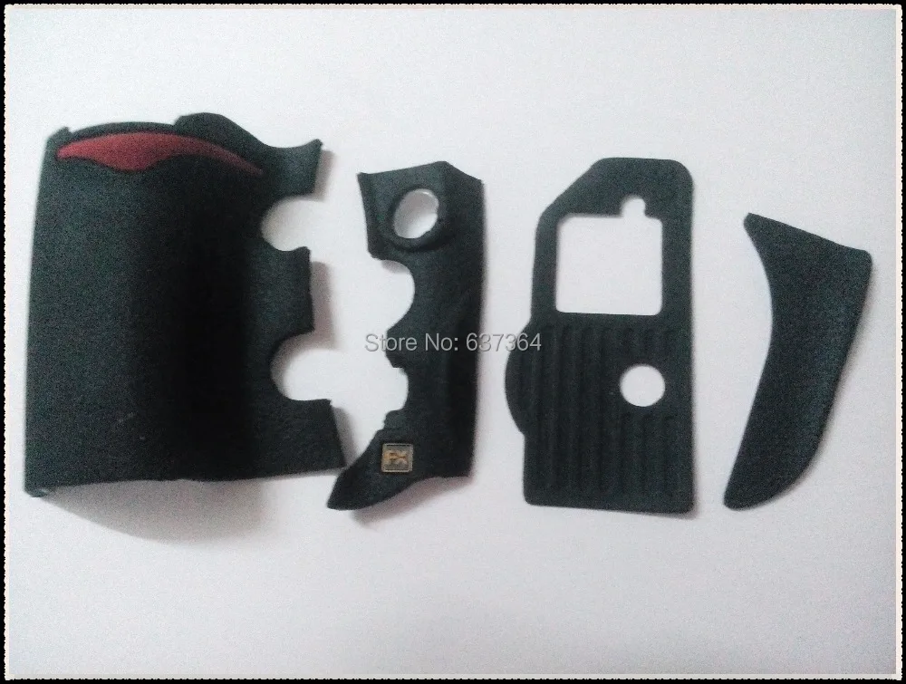 Brand New Rubber Shell Case Cover For Nikon SLR Caera D700  Double Tapes 4 Piece Front / Rear / Grip Set