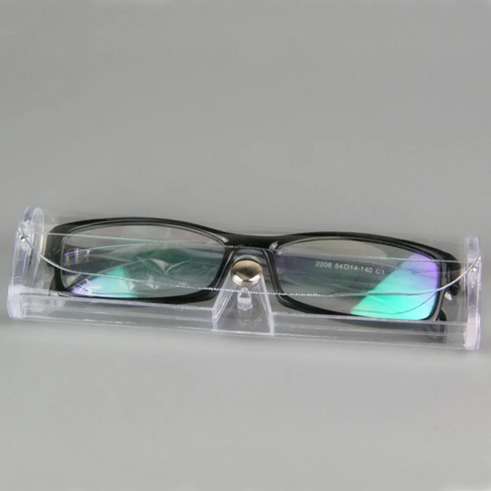 Transparent Reading Glasses Pocket Cases Ultralight Sunglasses Box Portable Unisex Clear Slim Glasses Cases For Women Men