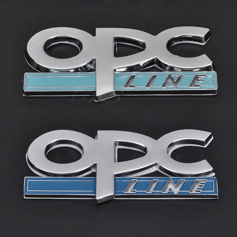 Fashion Car Stickers Emblem Badge Decal For Opel OPC Line Astra h g j k f Mokka Zafira a b Corsa c d Insignia Vectra Accessories