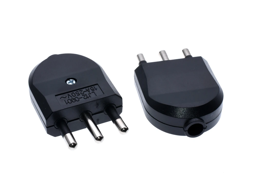 3PIN Italy Type L Rewireable Power Plug 250V 10A /16A