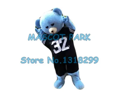 Urso azul traje da mascote personalizado personagem dos desenhos animados cosply adulto tamanho carnaval traje 3417