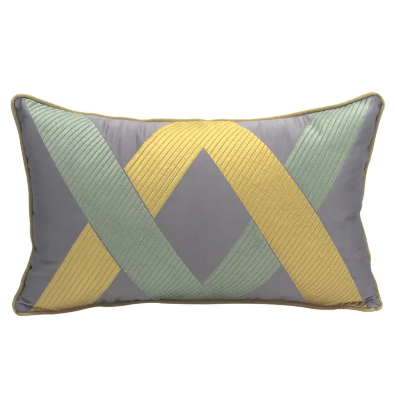 Green Yellow Pillows 30x50 Cushion Case Decorative Pillow Cover For Sofa Modern Room Home Decorations