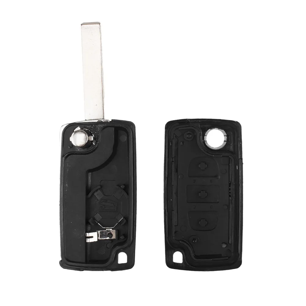 KEYYOU FOR Citroen C1 C2 C4 Picasso C5 C6 3 BUTTONS KEY FOB REMOTE CASE Light Symbol With Badge CE0536