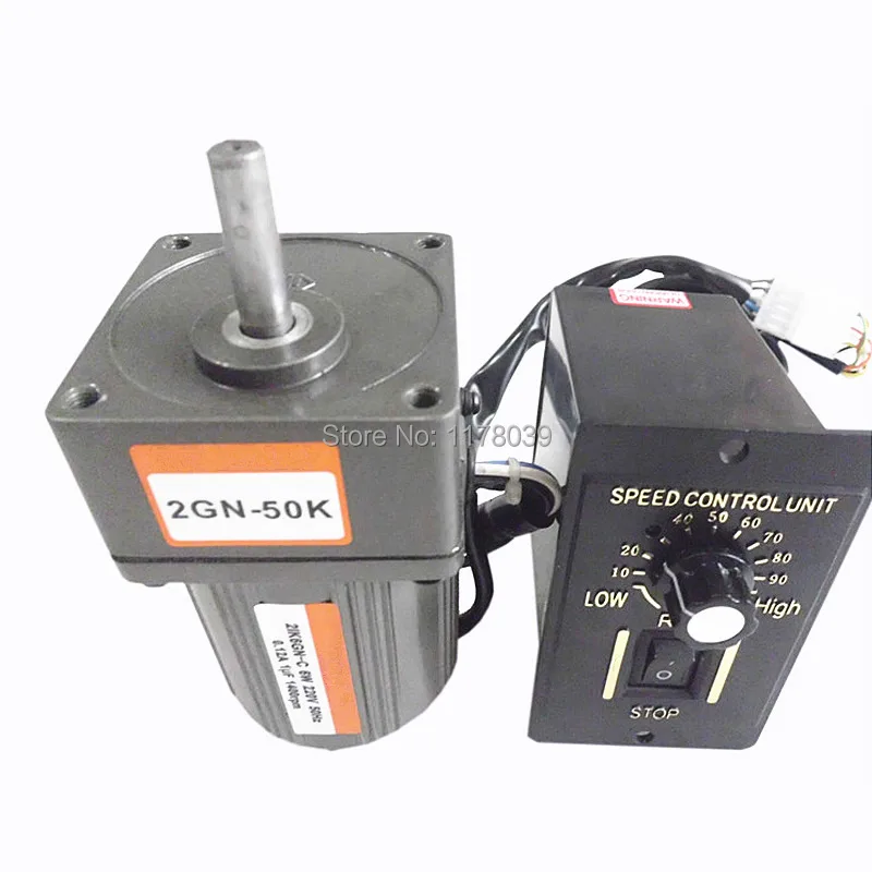 Single phase 220V variable/Constant speed motor,6W AC gear motor Reduction ratio 1:10 140 rpm,Motor governor Controller,J17194