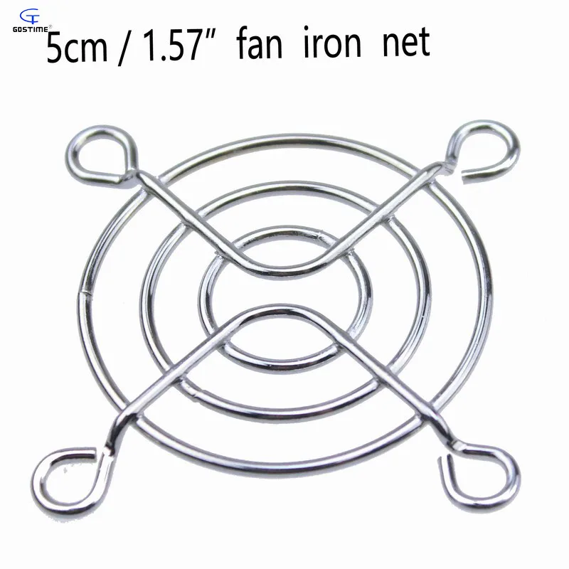 

Gdstime 50pcs 50mm Iron Net High Quality PC DC Fan Grill Protector Metal Finger Guard Cover for 5cm Cooling Fan wholesale