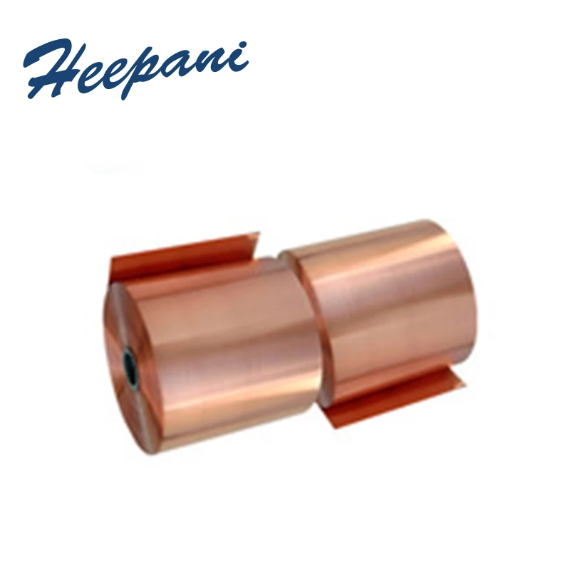 Striscia di rame con lamiera Cu da 0.01mm-0.08mm/bobina di rame rosso ricerca scientifica conduzione elettrica