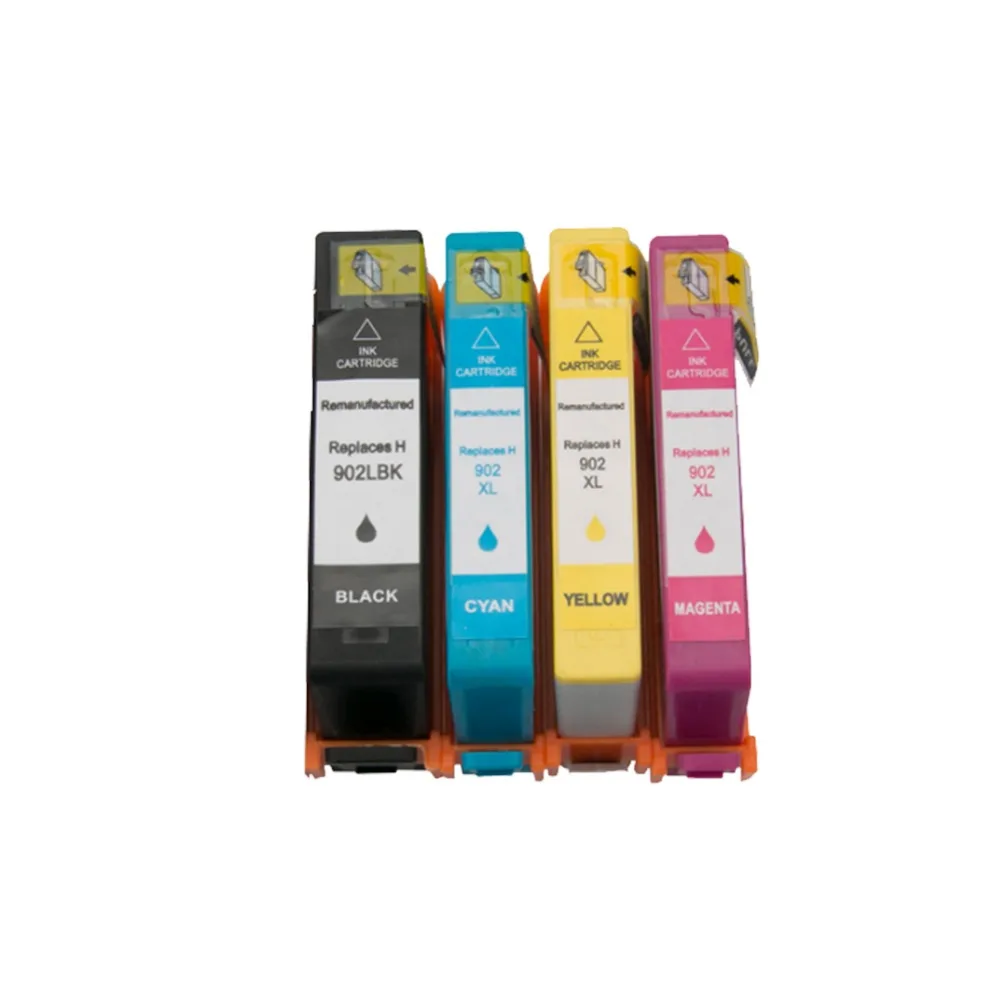 

YLC 4pk 902XL Compatible Ink Cartridge For HP902 For HP Officejet Pro6960 6961 6963 6964 6965 6966 6968 6970 6971 6974 6975 6978