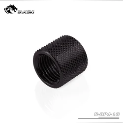 BYKSKI G1/4'' to G1/4'' Extender 15mm Fitting Adapter Water Cooling Adaptors Female to Female Double-sided Thread B-DPJ-10