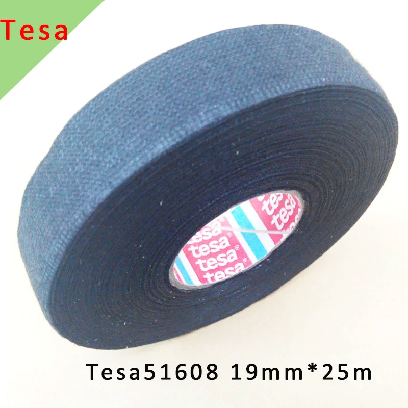 

2pcs TESA 51608 Car Cloth Tape Flannelette Public Wire Harness Engine Room Temperature Resistance Tape TESA Adhesive Tape Meters