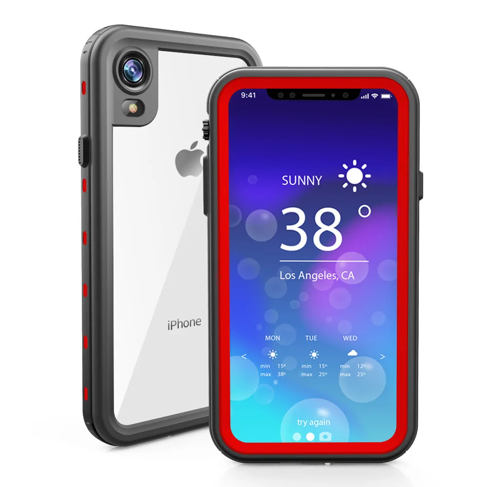 100% Extreme Waterproof impact Case For iPhone 12 11Pro XS MAX XR Ultimate shockproof Dustproof Outdoor Diving transparent Cover