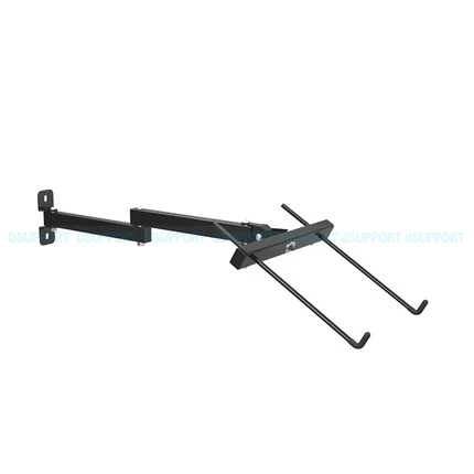 Supporto da parete pieghevole supporto per Laptop da 10-17 pollici supporto per Notebook retrattile a due braccia Full Motion per Laptop BG400B