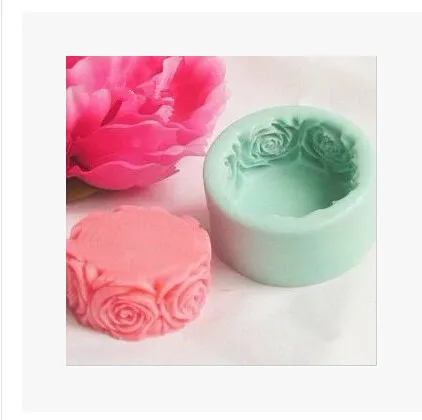 

Free shipping Modelling of the Rose 3D soap mold silicone soap mold High quality Modelling mould Handmade soap mold