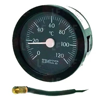 COMENDA DAWSON 450905 TEMPERATURE GAUGE 120 C DIAL CAPILLARY THERMOMETER 52mm