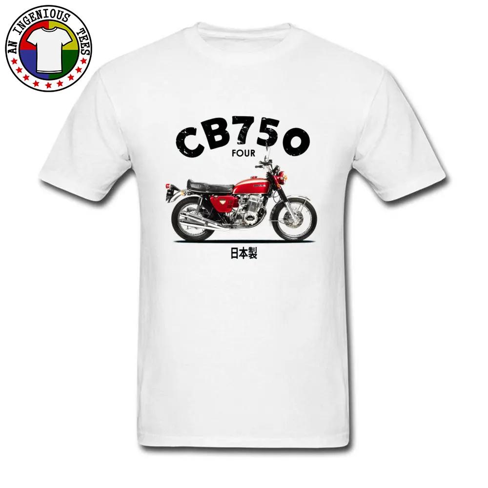 Vintage Motorcycle CB750 1970 Design New Tshirts Japanese Motorcycle Love Day 100% Cotton T-Shirt Normal Men\'s Clothing