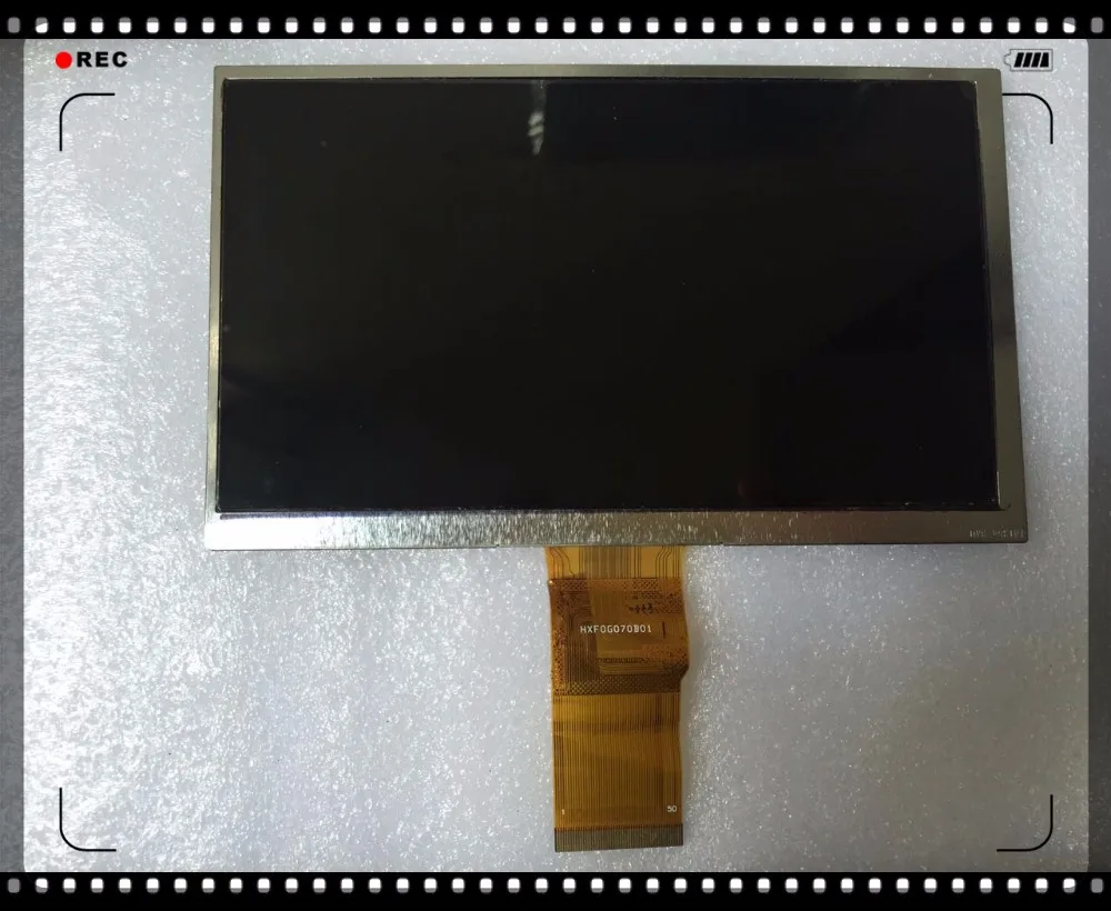 

high quality New QP 7" inch 50pin Tablet display panel PQ HXF0G070B01 lcd screen Free Shipping