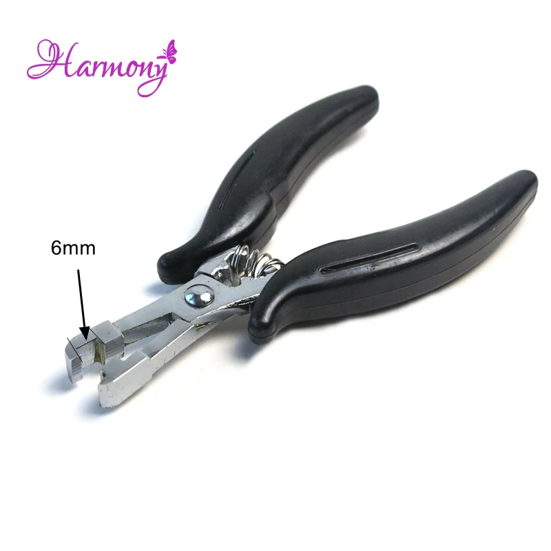 5pcs Pliers Heat Glue Keratin Bonding Square Tip Hair Extension Pliers Micro Rings Removal Hair Extension Pliers