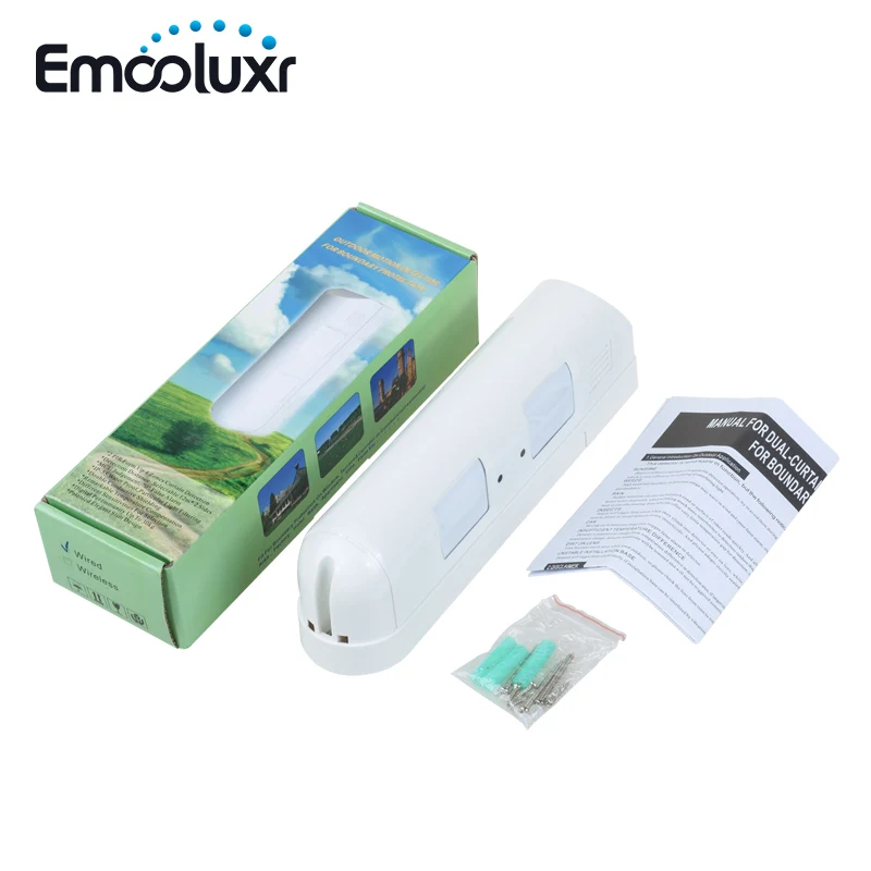 High Quality DC12V Wired Dual Curtain PIR Motion Sensor Detector Anti Mask Anti Pet Suit for Home Business Boundary Protection