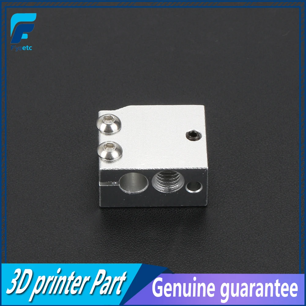 3D Printer Part Volcano Heater Block For E3D Volcano Hotend Compatible PT100 Sensor/Thermistor Cartrodge 3D Printer Upgrade Kit