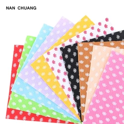 Printed Felt Non Woven Fabric 1mm Thickness Polyester Cloth For Sewing Dolls Crafts Home Decoration Pattern Bundle 10pcs15x15cm