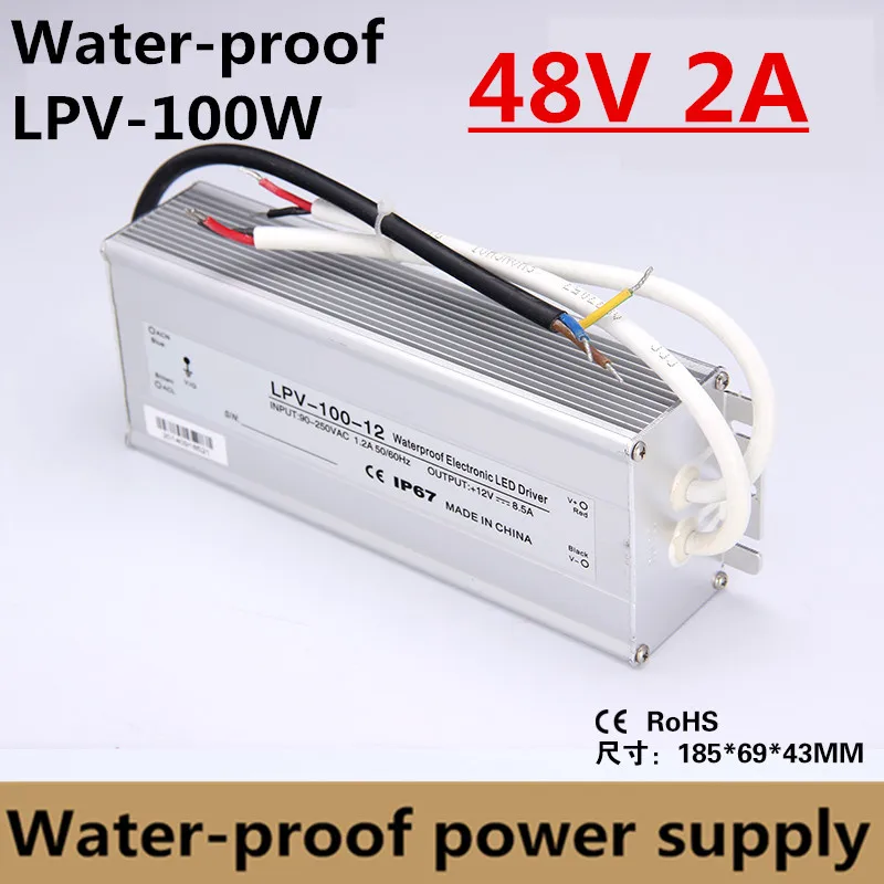 100W 48V 2A Waterpr…