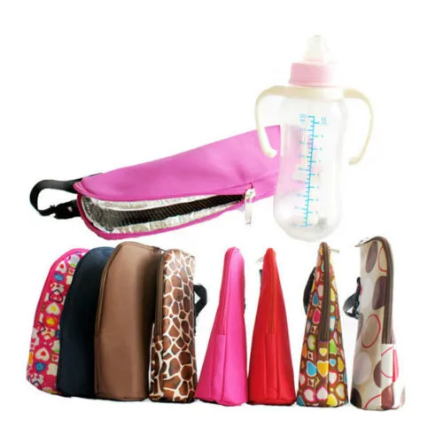 Baby Bottle Warmers Thermal Feeding Mummy Tote Bag Hang Stroller Multicolor cloth aluminium film Portable Hotsales