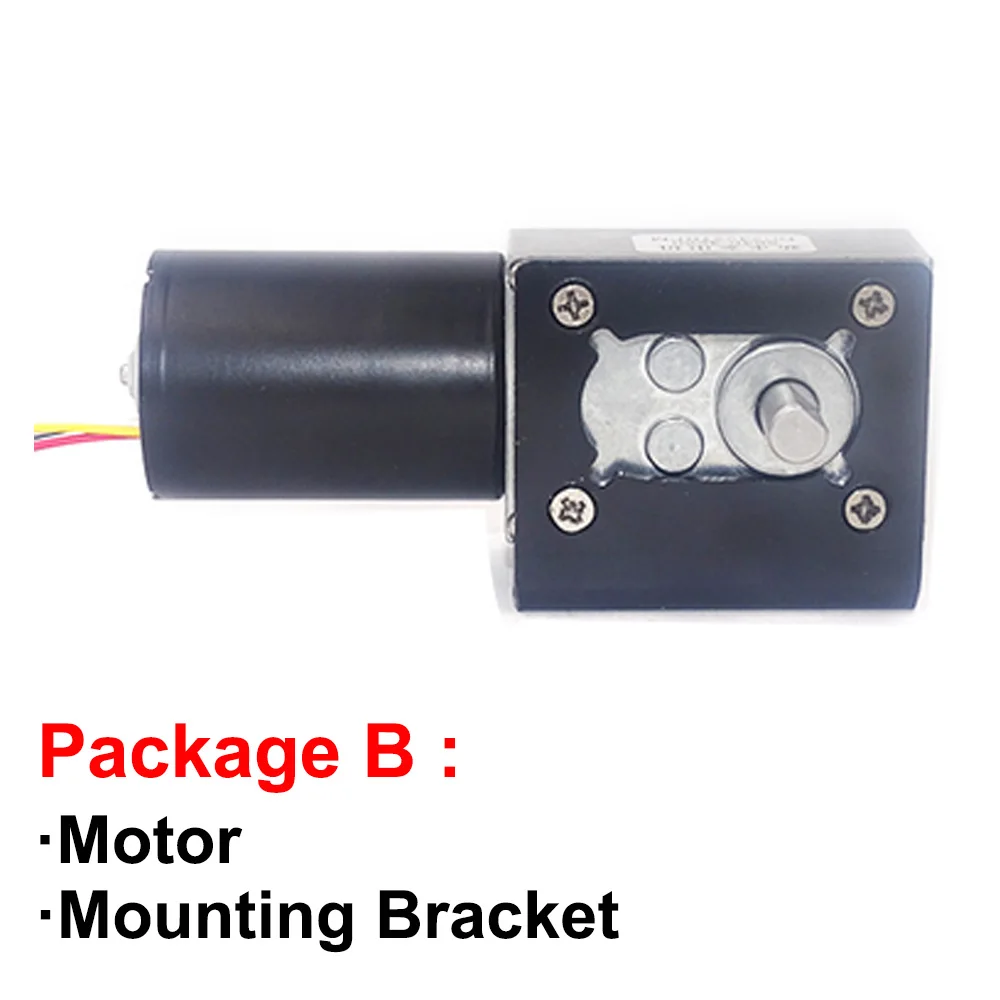 Imagem -03 - Worm Bonde sem Escova Alto da C.c. do Torque 70kg Alinhou o Motor 12v 24v 8470rpm com Auto Que Trava o Regulamento Invertido da Velocidade de Pwm o