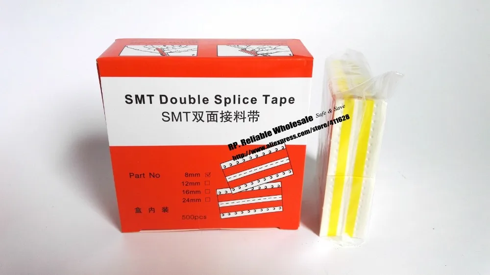 8mm/12mm/16mm/24mm Choose, SMT Double Splice Tape, Surfacd Mounting Band Yellow