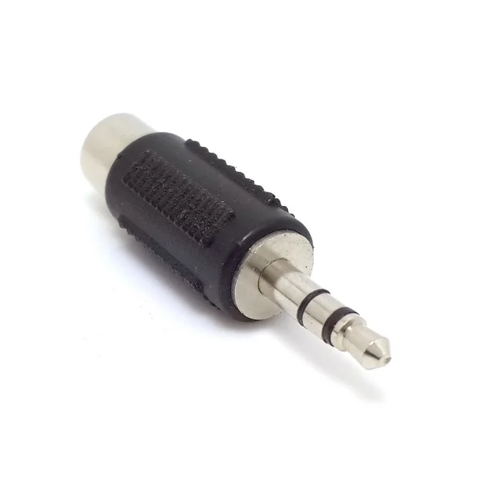 New RCA Female to 3.5mm Male Plug Stereo Audio Jack Adapter Converter Connector new