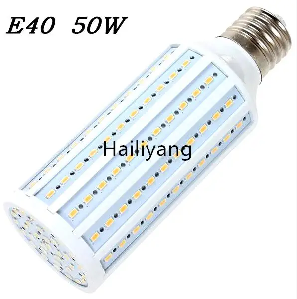 

High luminous 4300 LM 50W LED bulb E40 E27 LED Light 150 LEDs 5730 SMD LED Corn Lamp AC110/220V Warm White/ White free shipping