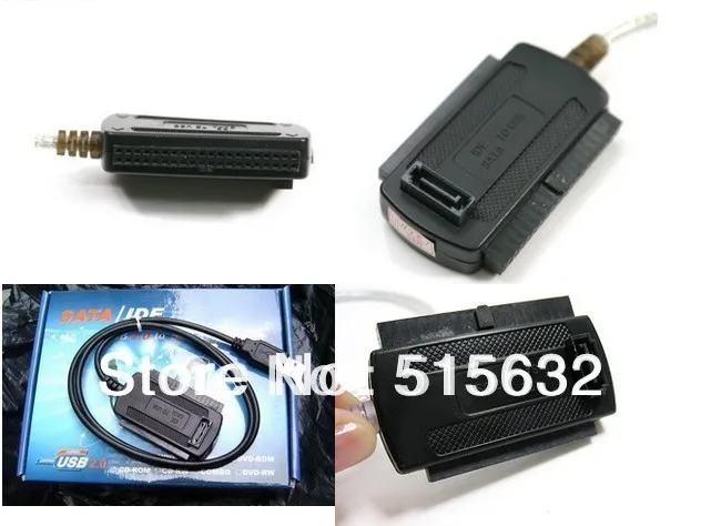NEW USB 2.0 to SATA IDE 2.5 3.5 Hard Drive Adapter Cable