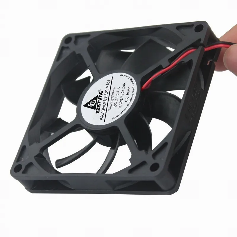 5 Pieces Gdstime 2 Wire DC 5V 80mm x 15mm Computer Machine Case Cooling Fan 80x80x15mm 8015 8cm