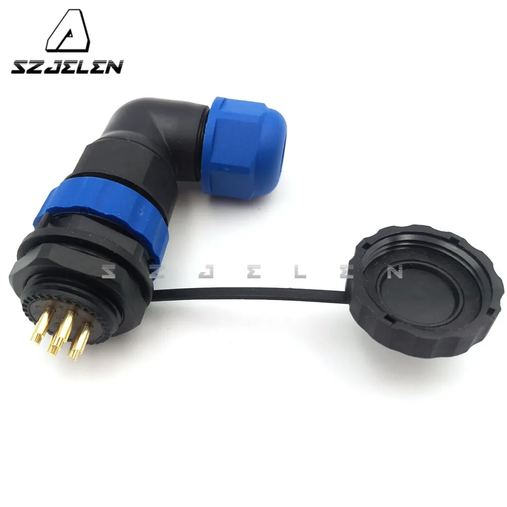 SD20TP-ZM ,  7pin Waterproof Connector,IP67, 20mm Panel Mount Connectors, LED 7pin Power Cable Wire Connector