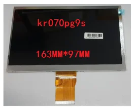 

New original 7 inch tablets hd LCD screen kr070pg9s 163mm * 97mm