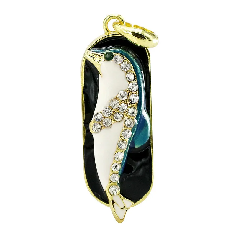 Kartun Kucing Macan Tutul Lumba-lumba 16G 32G USB 2.0 Pena Flash Drive Memori Tongkat Pena Drive Memori Kucing U Disk Gajah Kalung Pendrive