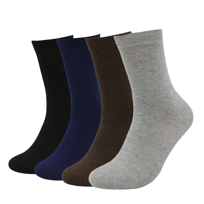 

5pairs Men's Socks Brand New Mens Socks Cotton Business Dress Summer Solid Colored Black White Short Sokken Winter Sox Male Meia