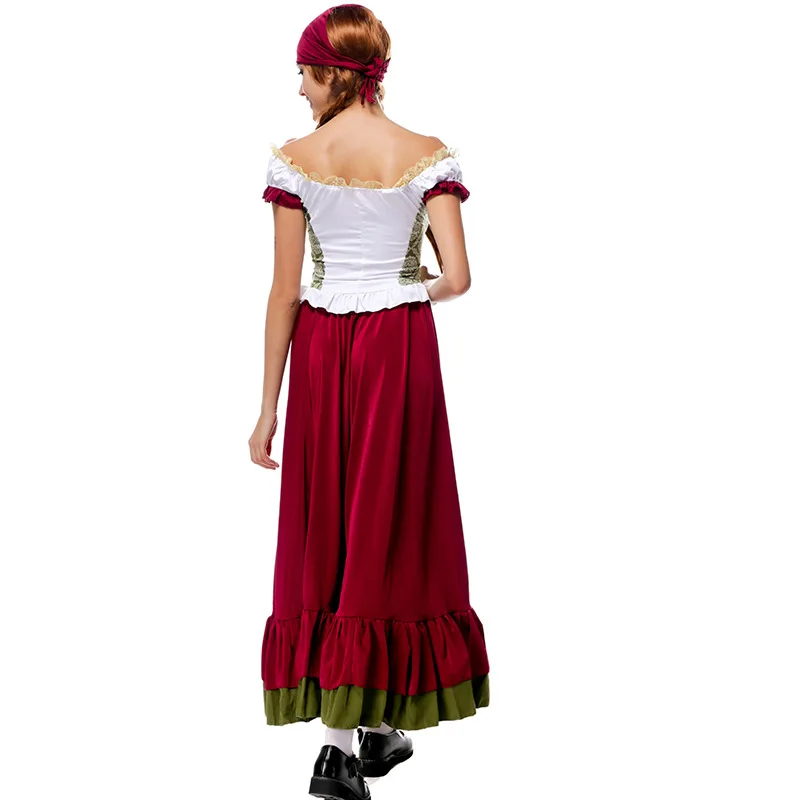 Free Shipping Oktoberfest Beer Carnaval Festival October  Girl Dress Skirt Costume Bar Ballroom Women Halloween  Fancy dress