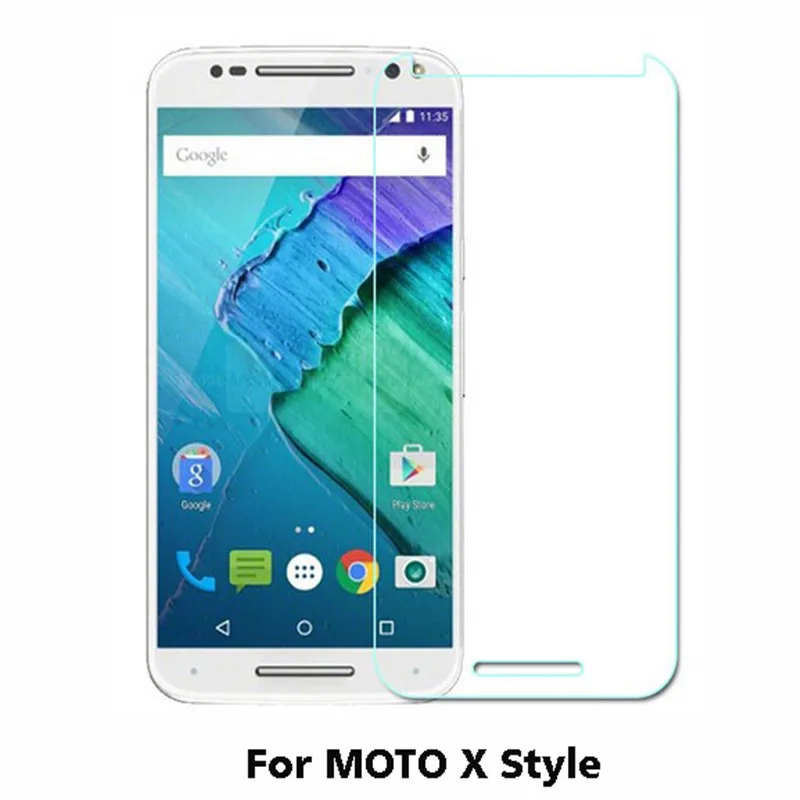 Película de vidro temperado para tela de motorola, protetor edição pura para moto x style xt1572 xt1570