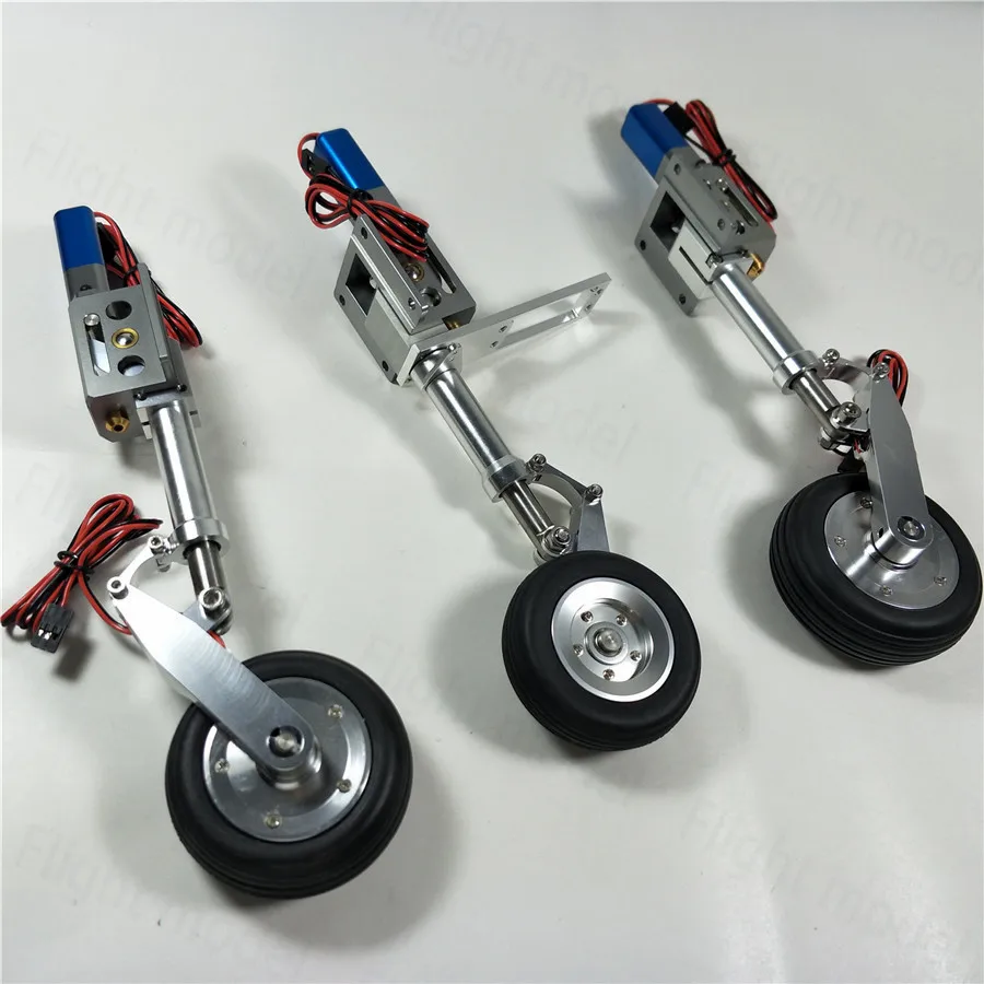 CYS-R2290 High Quality Electric Retract Landing Gear With Wheel Controller Plate Brake System For RC Airplane