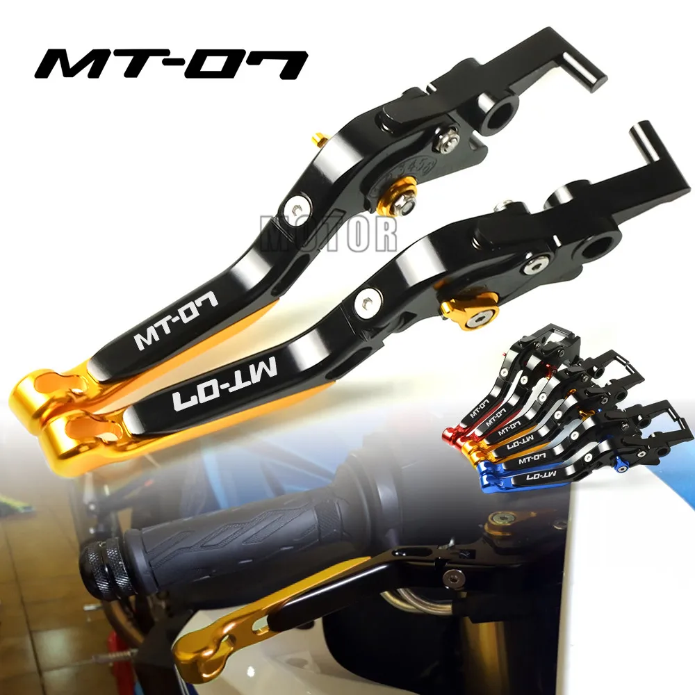 For Yamaha MT-07/FZ-07 2014 2015 2016 207 2018 2019 2020 MT07 FZ07 MT FZ 07 Motorcycle Brake Clutch Levers Adjustable Extendable